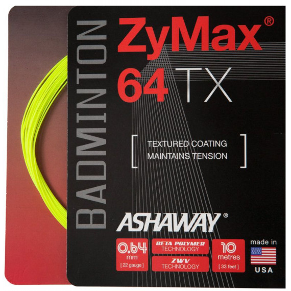 Струна для бадминтона Ashaway ZyMax 64 TX Струна для бадминтона Ashaway ZyMax 64 TX