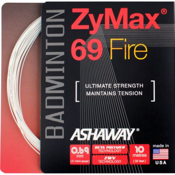 Струна для бадминтона Ashaway ZyMax 69 Fire 
